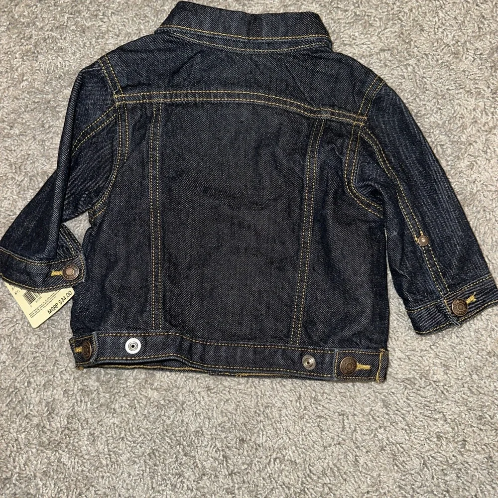 Vintage 90's Oshkosh B'Gosh Denim Jean Jacket Size 6 Months Unisex NWT